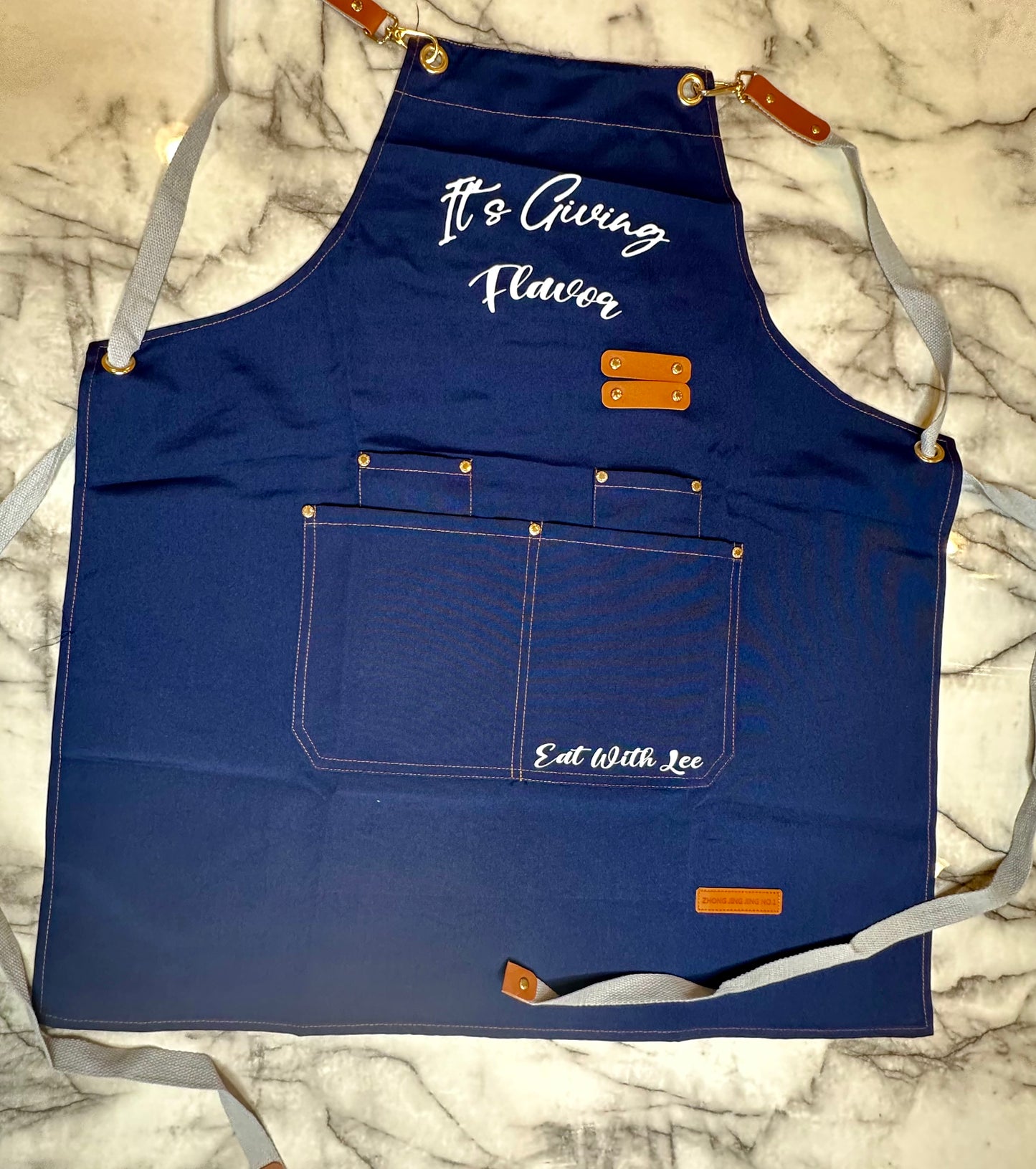 Denim “It’s Giving Flavor” Apron